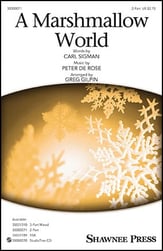 A Marshmallow World Two-Part choral sheet music cover